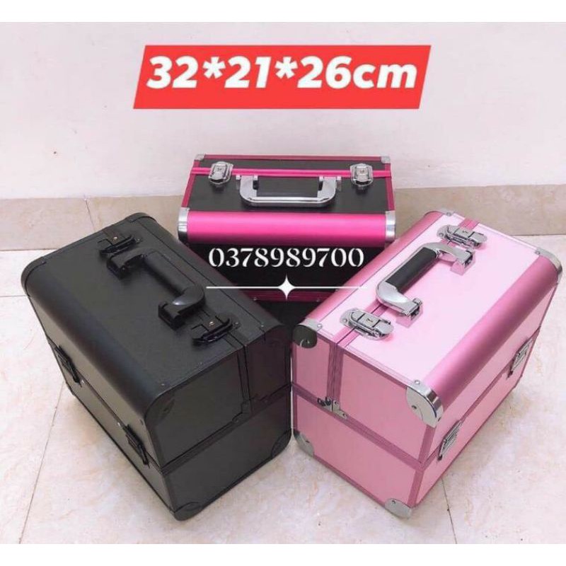 CỐP NHÔM NAIL,MI,PHUN Xăm (Sz 32*21*26cm)