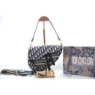 Túi yên ngựa thổ cẩm chữ ngang fullbox kèm dây đeo chéo