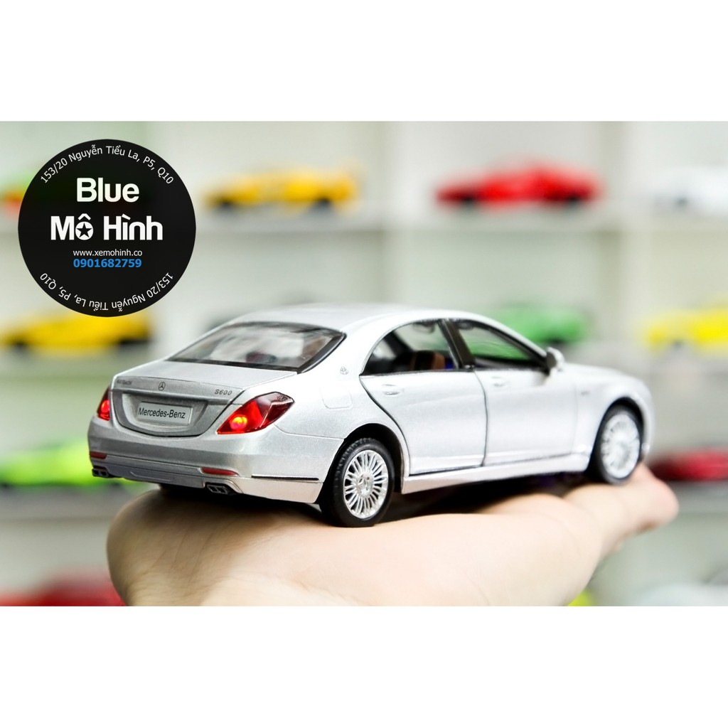 Blue mô hình | Xe mô hình Mercedes S600 Maybach tỷ lệ 1:32