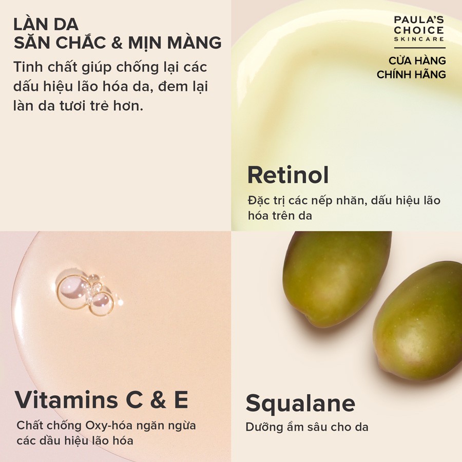 Tinh chất ngăn ngừa lão hóa và làm mờ nếp nhăn Paula's Choice Resist Intensive Wrinkle - Repair Retinol Serum 30ml 7710