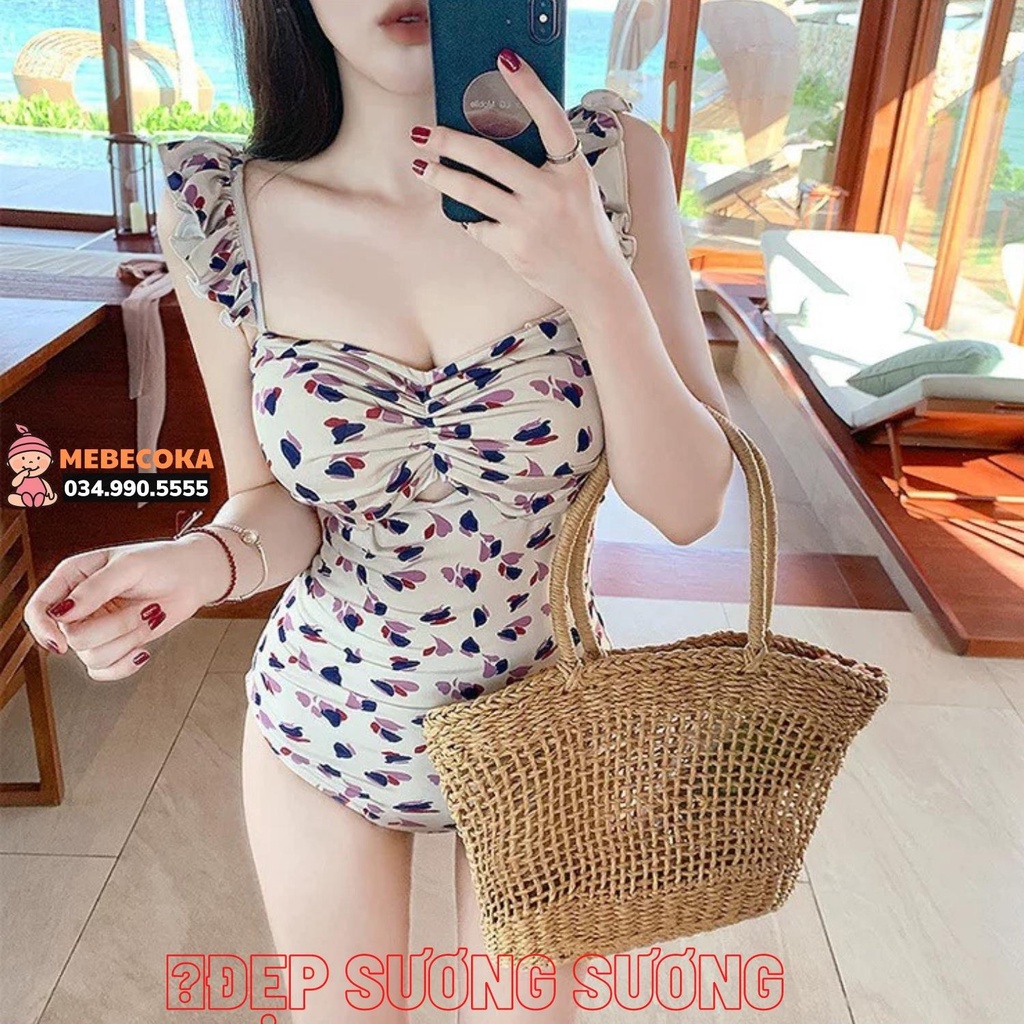 BIKINI LOẠI ĐẸP ,Bikini 1 mảnh ,Bộ đồ bơi nữ kín đáo nhẹ nhàng phong cách Châu Âu hàng Cao Cấp