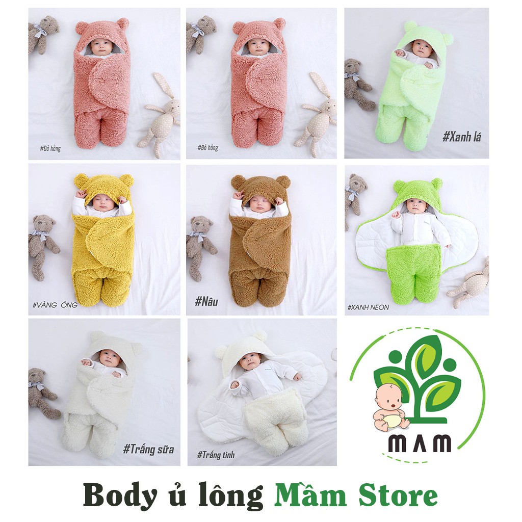 Body Ủ Lông Cho Bé Trai Và Bé Gái Mầm Store Chất Liệu Mềm Mại Giữ Ấm Mùa Đông