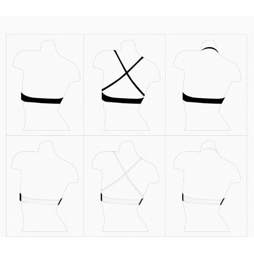 Áo Lót Đúc Không Dây Dây Rút Bàn Tay Nâng Ngực Cao Cấp Al28 (loại 1 Tag vàng)