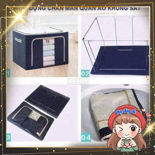 Túi đựng chăn khung sắt