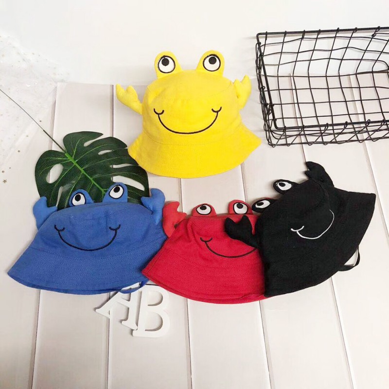 Nón Bucket hoạ tiết hoạt hình thiết kế đáng yêu cho bé