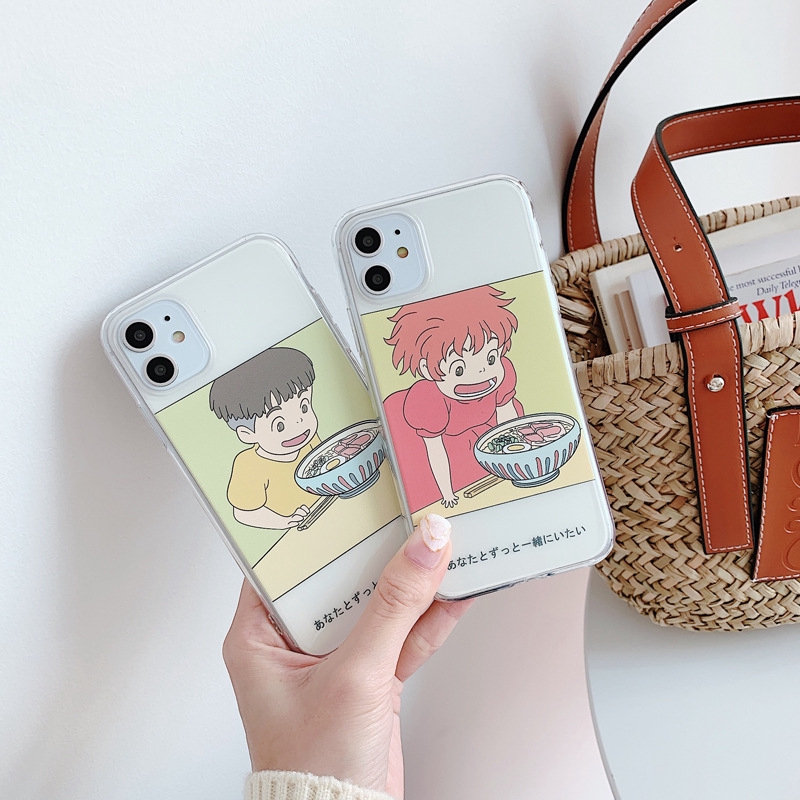 Ốp điện thoại họa tiết anime bắt mắt cho IPHONE 6 6S PLUS 7 8 PLUS X XS MAX XR 11 PRO MAX