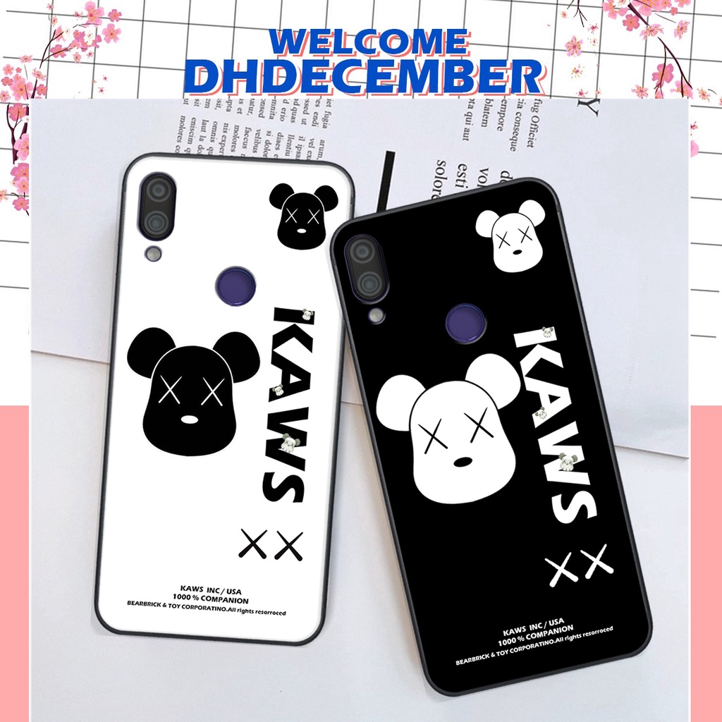 Ốp lưng Xiaomi REDMI  7 - REDMI NOTE 7 -  NOTE 7 PRO in hình K@ws, Cool Be@r SIÊU NGẦU