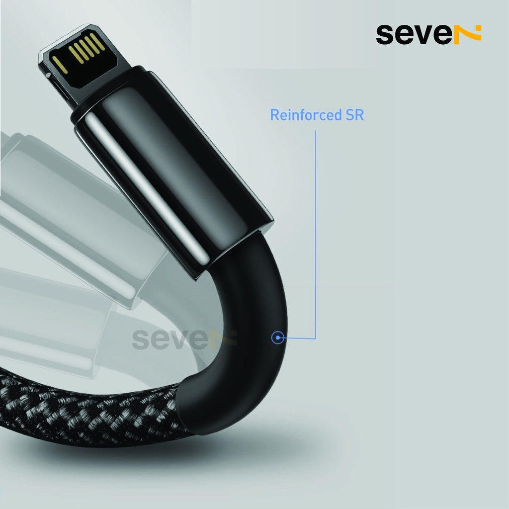 Cáp sạc nhanh siêu bền Baseus Tungsten Gold dùng ip/tablet táo (USB to ,2.4A Fast Charging & Data