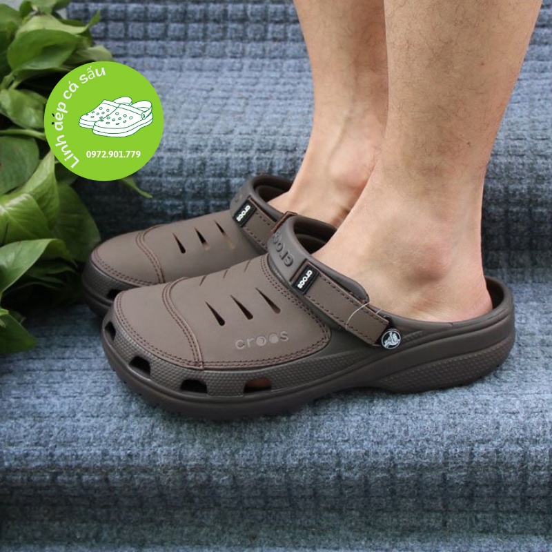 Sục nhựa cross yukon sport màu nâu dành cho nam
