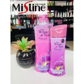 Kem dưỡng da toàn thân mistine white spa white musk lotion 400 ml