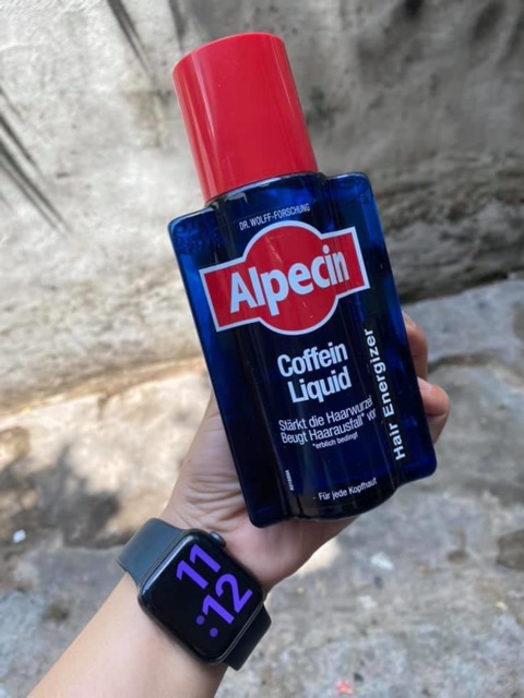 Sét Dầu gội & Tinh dầu Mọc Tóc, _ Giảm Rụng Tóc & Hói Đầu Alpecin Caffeine  Made in Germany
