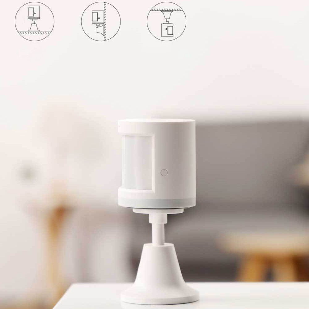 Ĩ Original Xiaomi Smart Home Aqara Human Body Sensor ZigBee Wireless Connection 7m Detection Distance