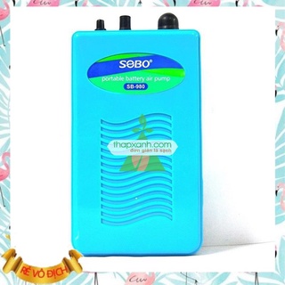 [Tặng kèm 1 Pin Đại] Máy sục khí SB-980 (Máy thổi ô xy) chạy PIN