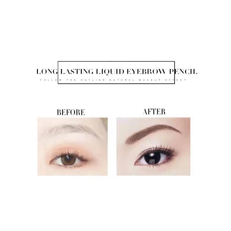 [Hàng mới về] Bút kẻ lông mày dạng lỏng SUAKE chống thấm nước màu sắc tự nhiên chuyên dụng trang điểm