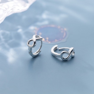 [HÀNG CÓ SẴN]✖HOA TAI BẠC ĐẸP 925✖FREESHIP✖HOA TAI HÌNH VÔ CỰC DẠNG KHOEN TRÒN ĐẸP✖BÔNG TAI BẠC ĐẸP✖INFINITIVE