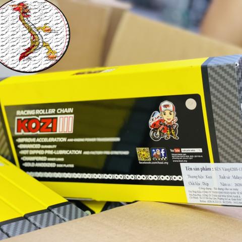 [FreeShip]  SÊN xe máy kozi(FAITO) sên vàng 9 ly dai 130 mắt gắn sên KOZI chung cho các dòng xe winner- exciter-