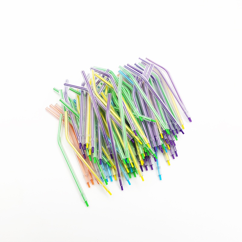 Set 250 Đầu Gắn Ống Bơm Nước 3 Chiều Trong Suốt Dùng Một Lần Cho Nha Khoa