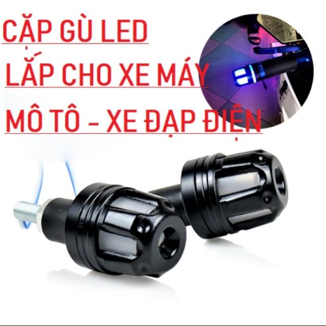 1 CẶP GÙ ĐÈN LED TAY LÁI XE MÁY SIÊU ĐẸP