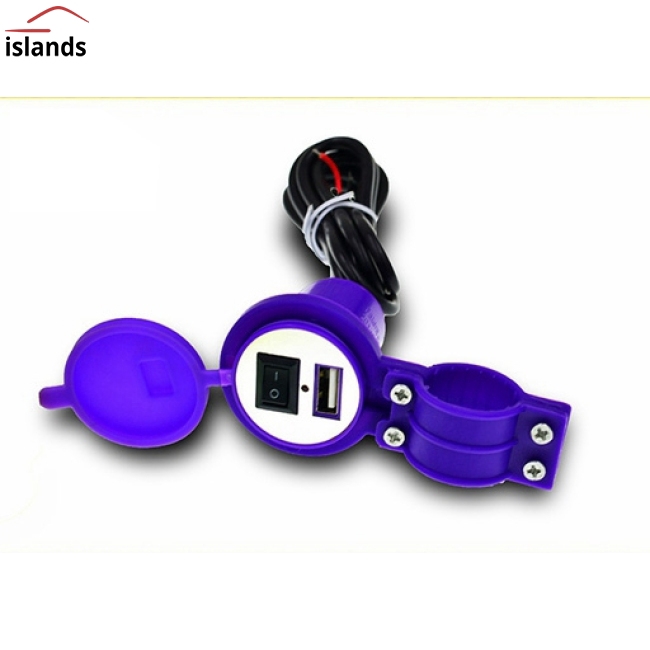 Bộ sạc USB 12V đến 5V 1.5A chống thấm nước dùng cho xe máy