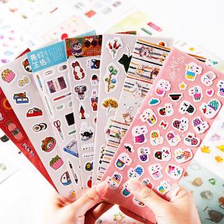 Bộ 20 miếng dán nhiều họa tiết đáng yêu dùng trang trí đơn giản