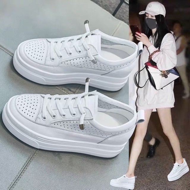 [Mã WASTVN5K giảm 5k đơn bất kỳ] Giày Siêu Nhẹ Sneaker Đúc Nguyên Khối Cao 3cm Bioren Catha - GL013