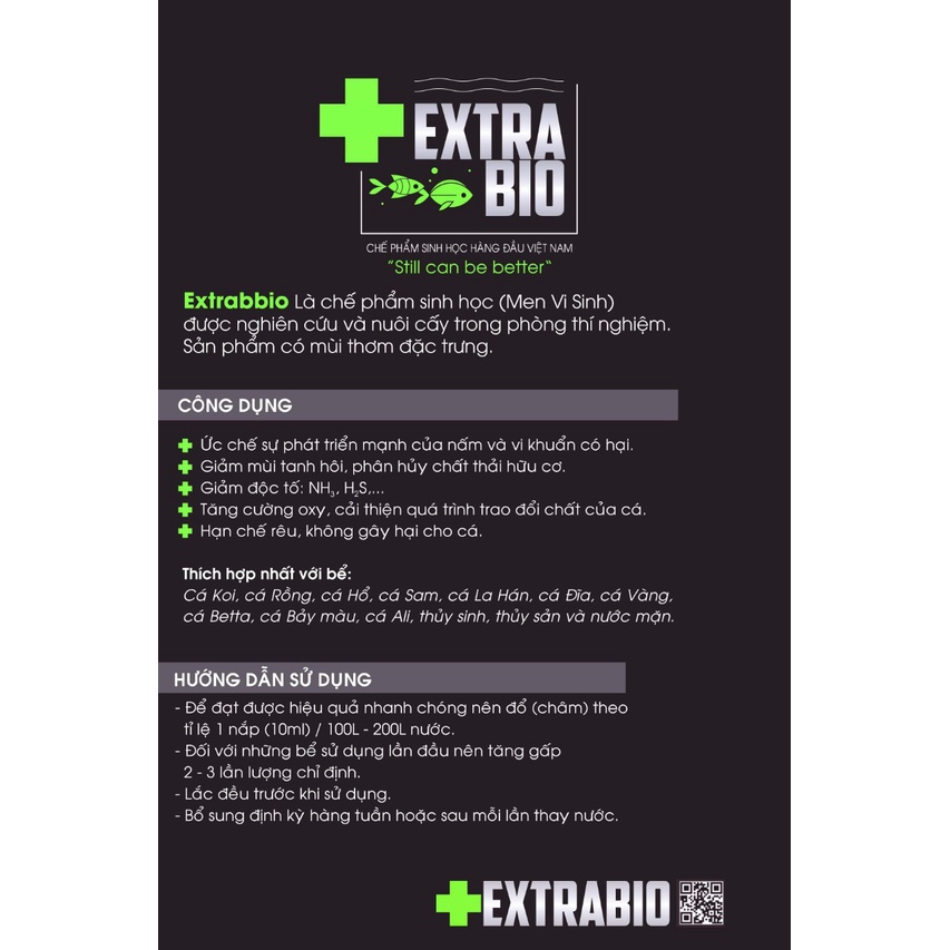 Vi Sinh Extra Bio | Làm Trong Nước, Khử Mùi, Khử Clo - AZRanchu