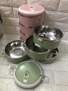 CẶP LỒNG CƠM LÚA MẠCH  4 TẦNG