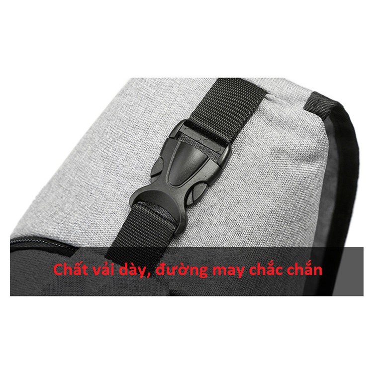 Túi đeo chéo nam 💙 FREESHIP 💙 Mã giảm giá 10k 💙 Túi nam nhiều ngăn tiện lợi, cổng sạc USB kết nối với pin dự phòng | BigBuy360 - bigbuy360.vn