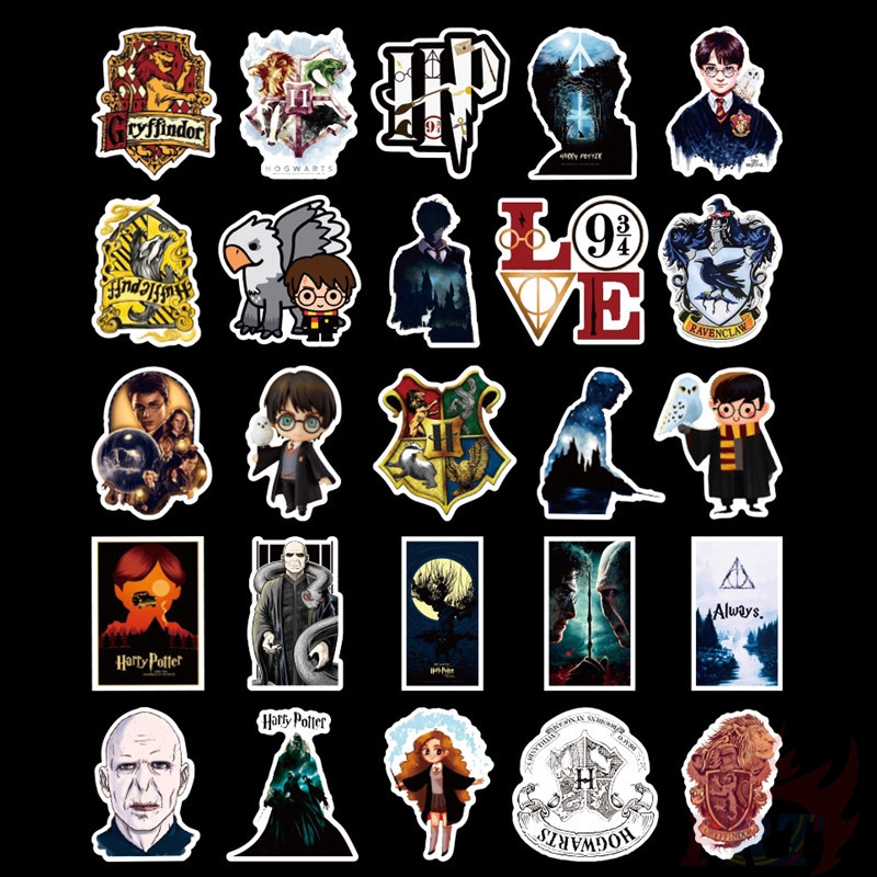 100Pcs/Set ❉ Harry Potter Giấy và decal dán tường ❉ DIY Fashion Luggage Laptop Skateboard Doodle Decals Stickers