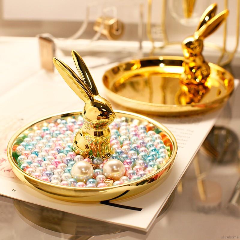 Khay Đựng Trang Sức Bằng Gốm Hình Hồng Hạc Đáng Yêu | BigBuy360 - bigbuy360.vn