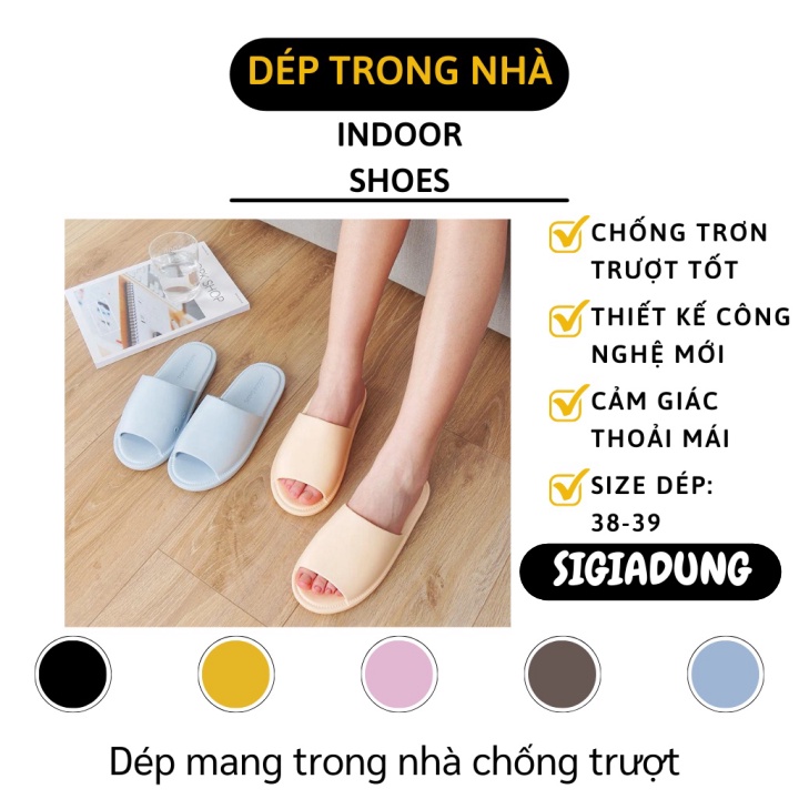 GIÁ SỈ Dép mang trong nhà chống trượt Indoor Shoes công nghệ mới, chống trơn trượt, dép đi mềm mại và thoải mái 9022