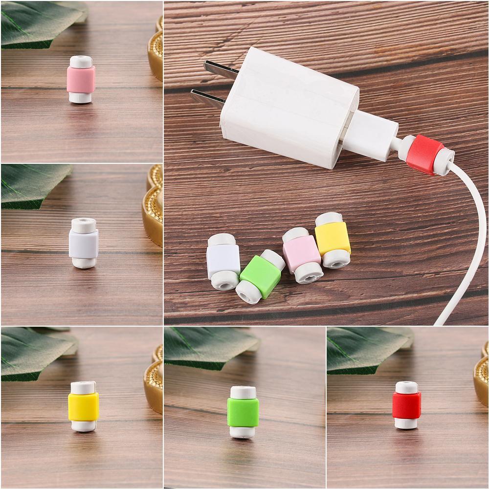 Set 10 / 20 Vỏ Bọc Bảo Vệ Dây Cáp Sạc USB Nhiều Màu Sắc Tiện Dụng