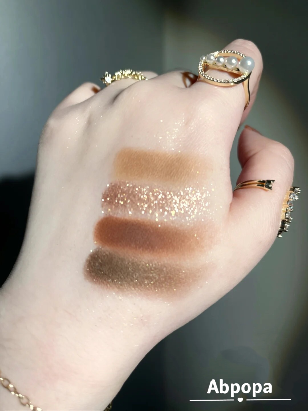 [Hàng mới về] Bảng Phấn Mắt 4 Màu Ánh Kim Tuyến Lấp Lánh Thương Hiệu Xiyuan | BigBuy360 - bigbuy360.vn