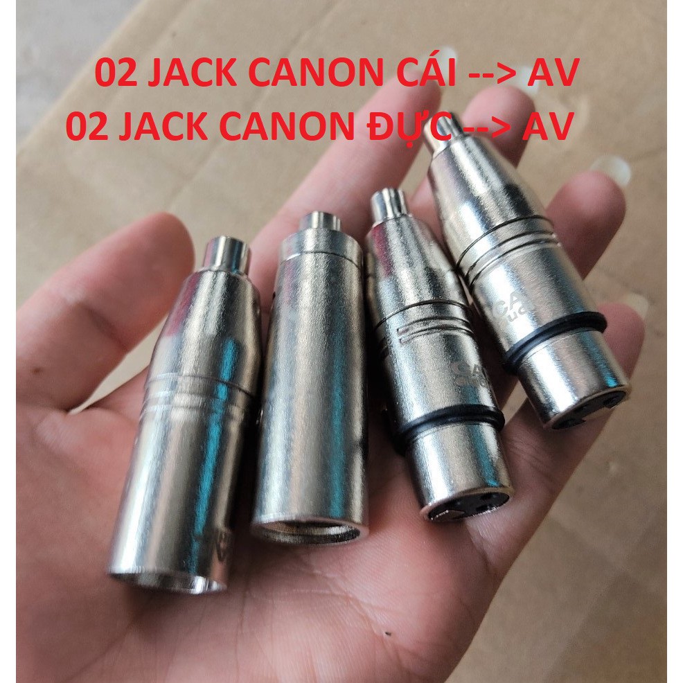 JACK CANON CHUYỂN SANG AV CÁC LOẠI - JACK CHUYỂN ĐỔI CANON SANG HOA SEN