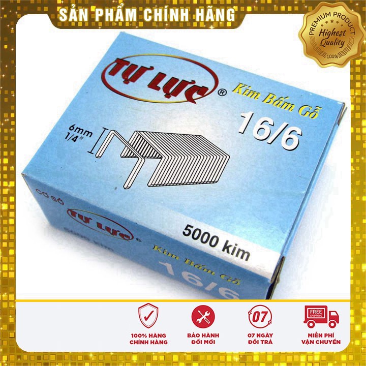 [CHÍNH HÃNG] Hộp 5000 ghim bấm gỗ tự lực 16/6