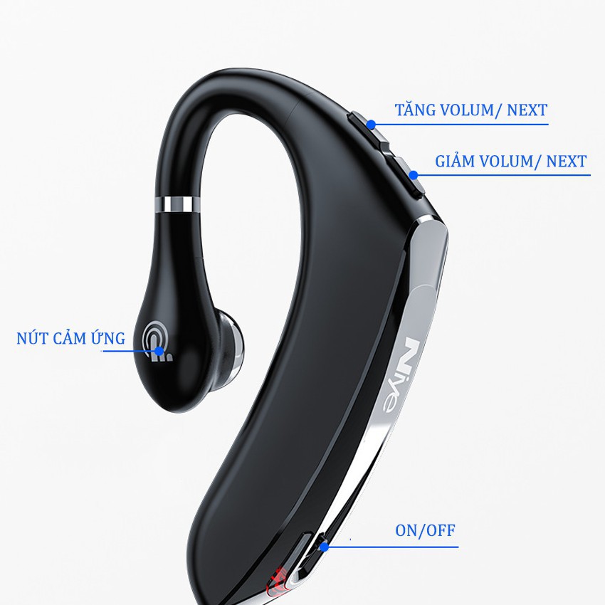 Tai Nghe Bluetooth Niye DS800 ✔Công nghệ giảm tiếng ồn CVC6.0 ✔Móc tai xoay 180 độ✔Tặng Kèm cáp sạc -dc3984