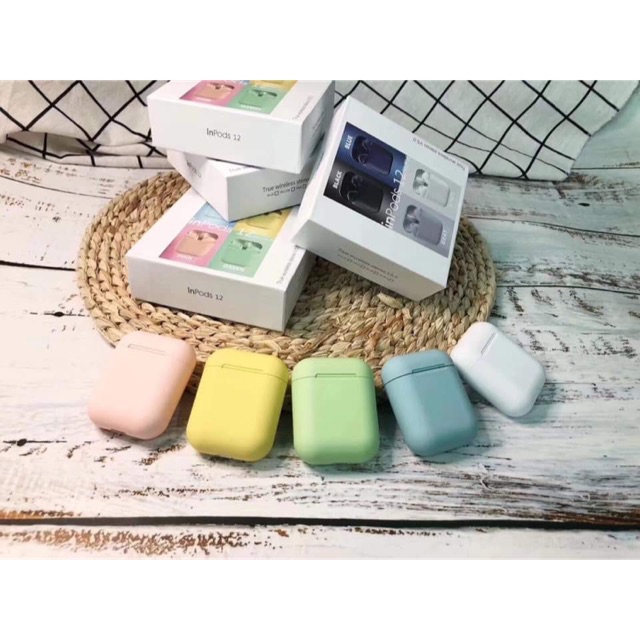 ✨TAI NGHE BLUETOOTH INPOD 12 CẢM BIẾN VÂN TAY