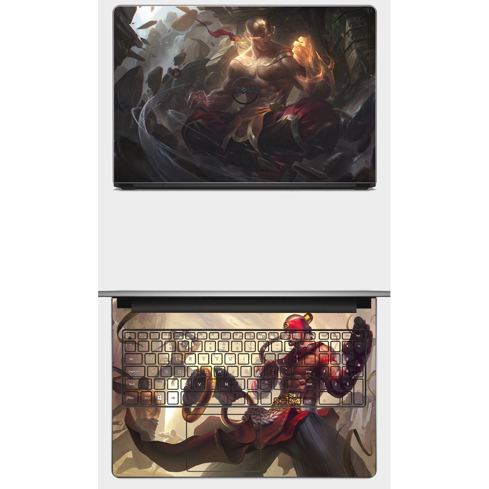 SKIN dán Laptop in hình nhân vật game LOL- Liên Minh Huyền Thoại. Full các dòng máy: Asus, Acer, Dell, Hp,.. In theo yc