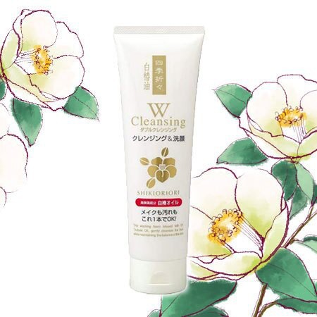 Sữa Rửa Mặt Nhật Dầu Hoa Trà Trắng Shikioriori White Tsubaki Camellia Oil W Cleansing Foam 190g (NHẬP KHẨU CHÍNH HÃNG)