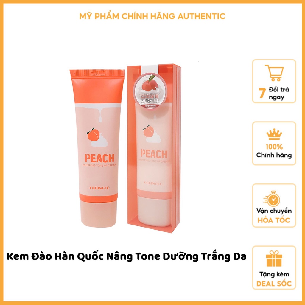 Kem Đào Peach Whip Tone Up Nâng Tone Da Trắng Hồng 50g