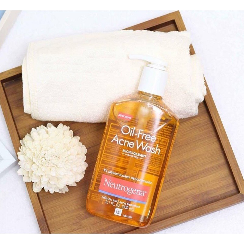 Sữa Rửa Mặt Neutrogena Oil-Free Acne Wash 269ml | BigBuy360 - bigbuy360.vn