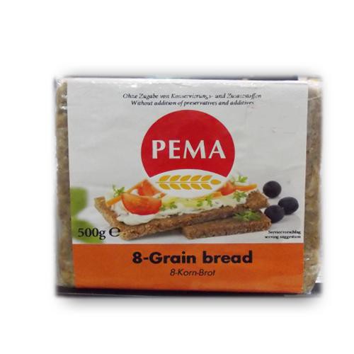 Bánh mỳ nguyên cám 8 loại ngũ cốc hiệu PEMA 500g
