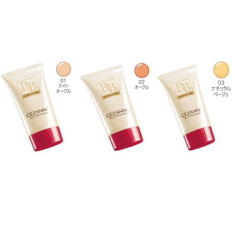 Kem nền Cezanne 5 TRONG 1 BB Cream - 40gr Nhật Bản xách tay