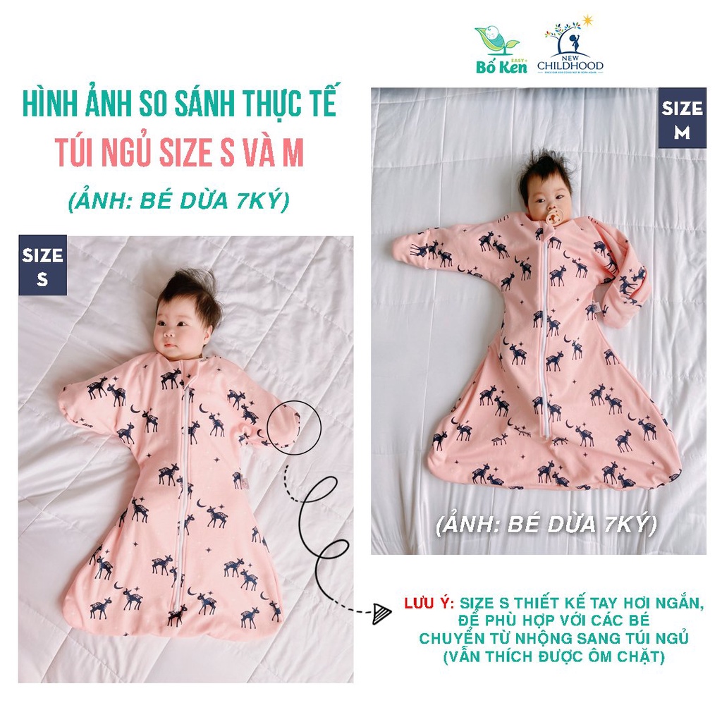 Shop Bố Ken Túi Ngủ Chũn Cocoon Hình Sao - Giúp Bé Ngủ Ngon, An Toàn [100% Chính Hãng]