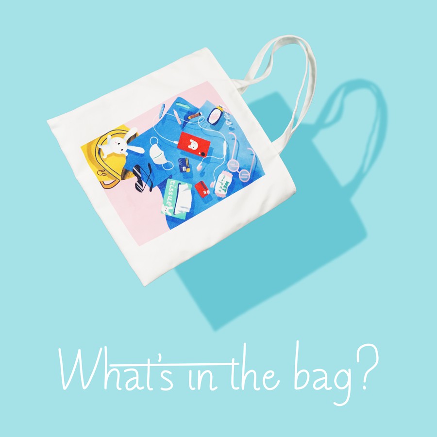 Túi tote Thỏ Bảy Màu What’s in the bag? - Talk!