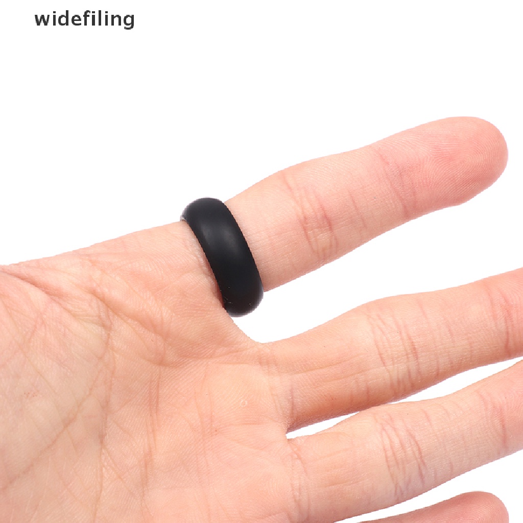 Nhẫn Silicon Đen Linh Hoạt Thời Trang Cho Nữ