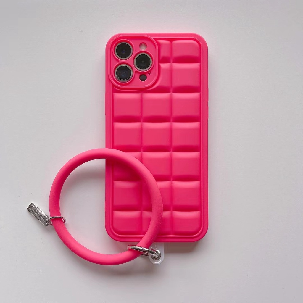 Ốp Điện Thoại tpu Dẻo Vuông Họa Tiết Hoa Hồng 3d Cho iphone 15 promax 14 pro max 14 plus 14 13 pro max 12 pro max 11 pro max xs max xr x