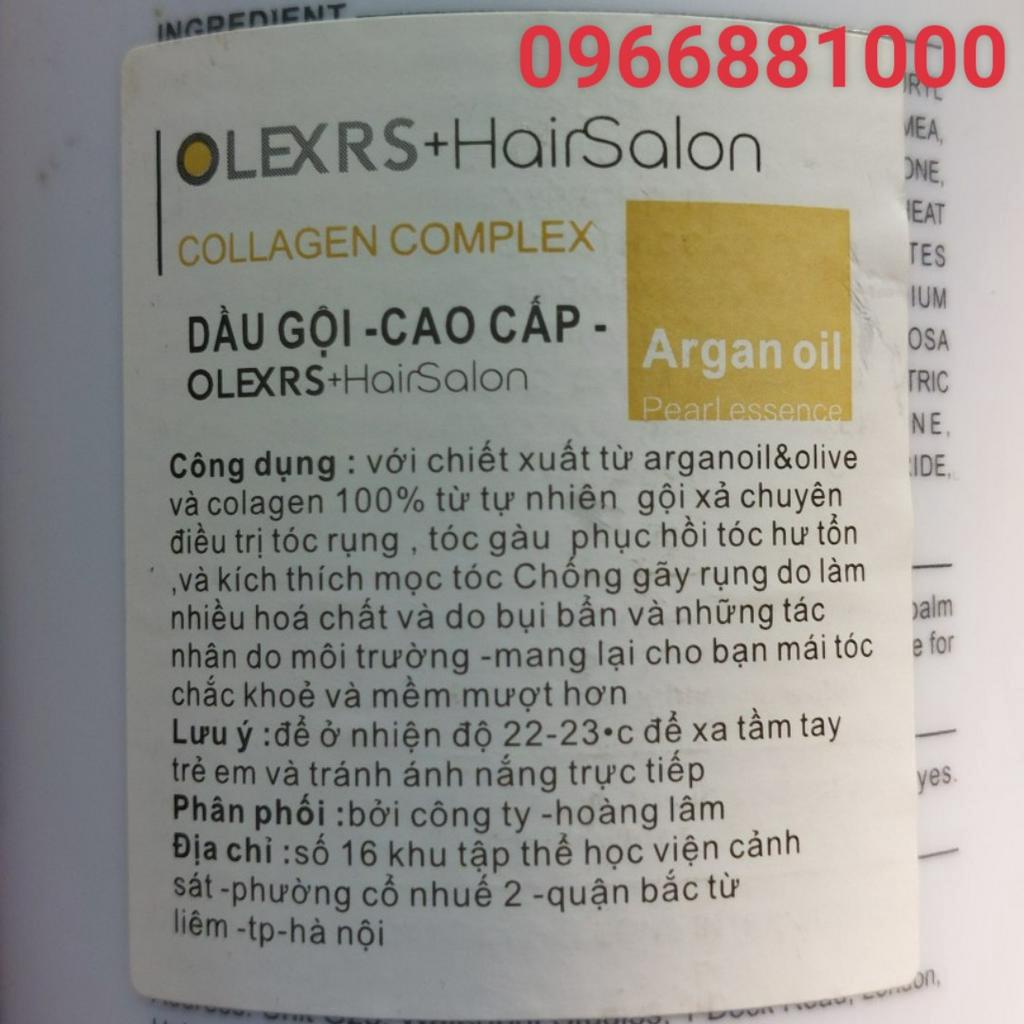 Olexrs Luxury Argan Oil Bộ Dầu Gội Xả 500+500ml Phục Hồi Chuyên Sâu Giảm Rụng Giảm Gàu