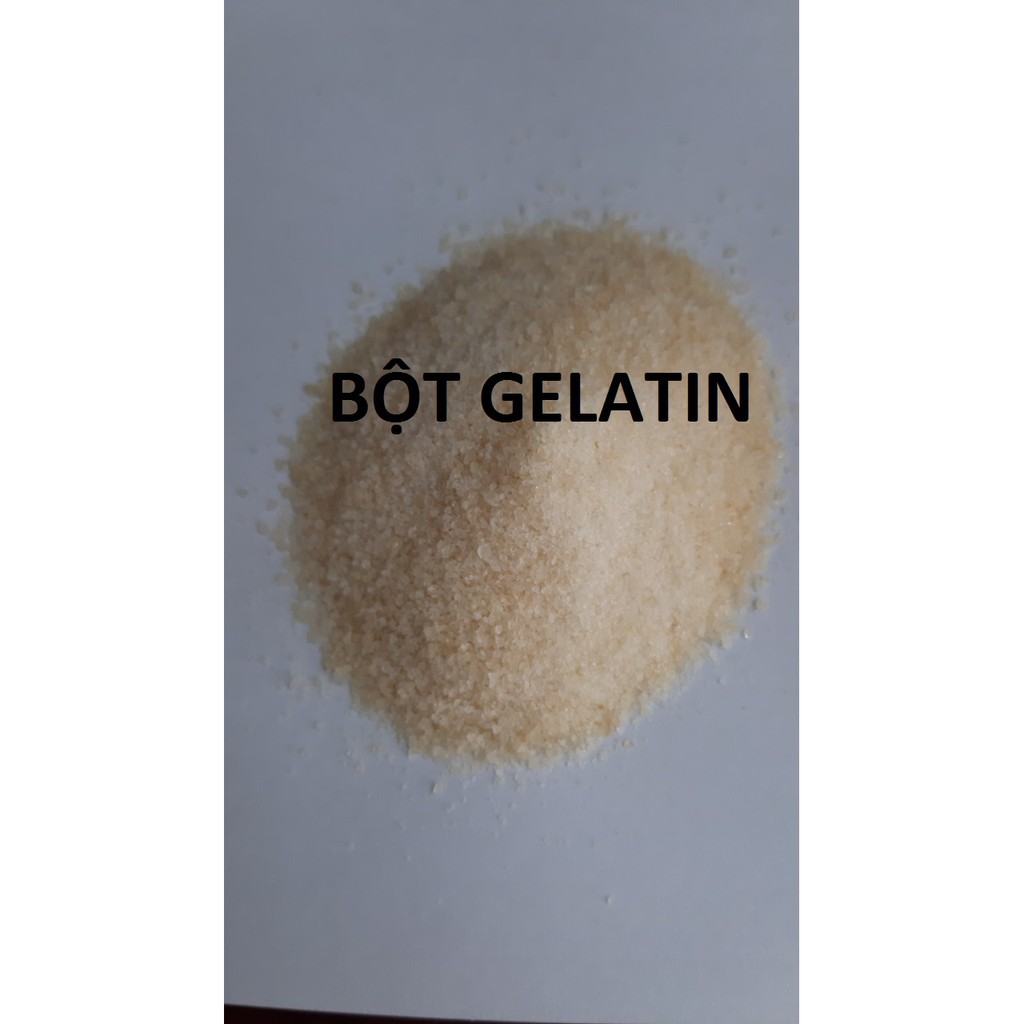 1000G -  BỘT GELATIN BLOOM 250 - BỘT TẠO DẺO, TẠO THẠCH, TẠO DAI CHO THỰC PHẨM
