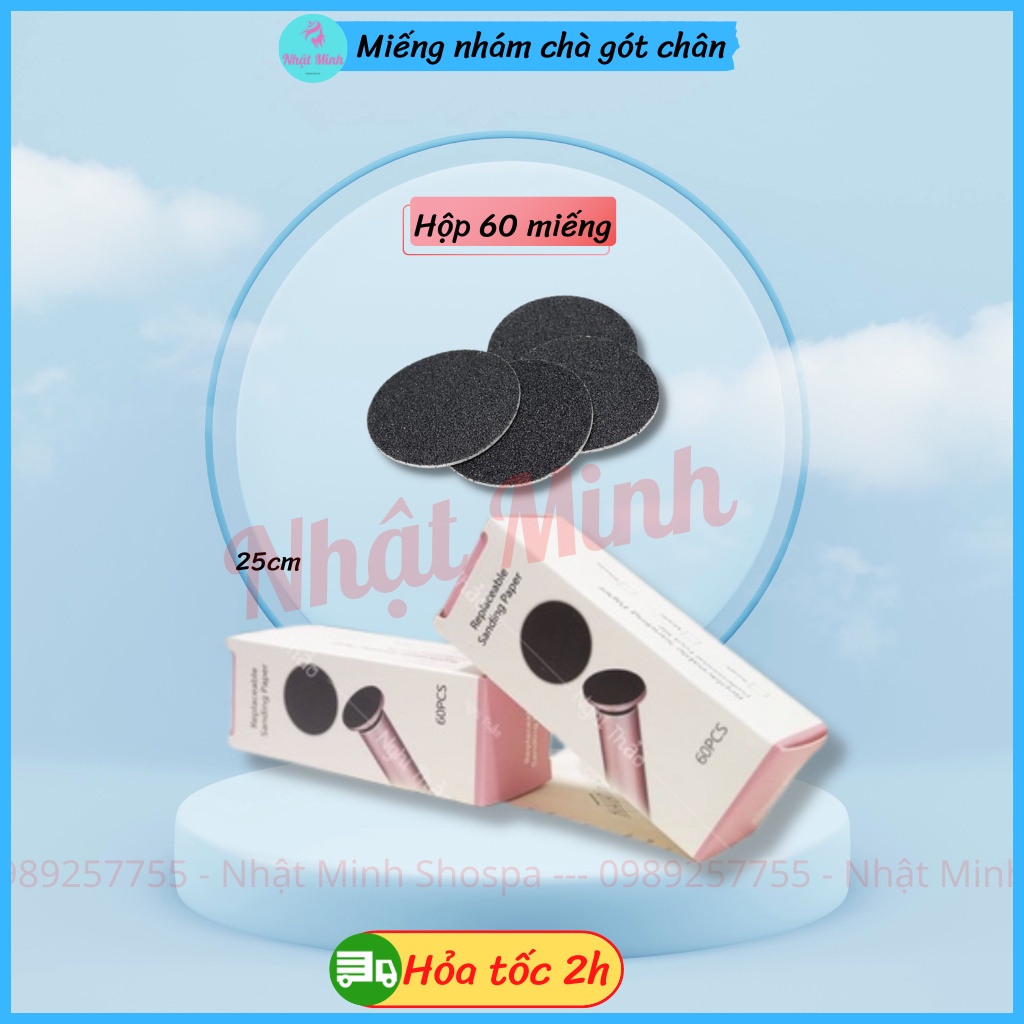 Hộp 60 Miếng nhám chà gót chân cho máy chà gót